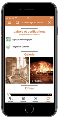 écran consom'acteur labels & certifications commerçant app wedeal